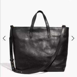 Madewell The Zip-Top Transport Carryall in Black